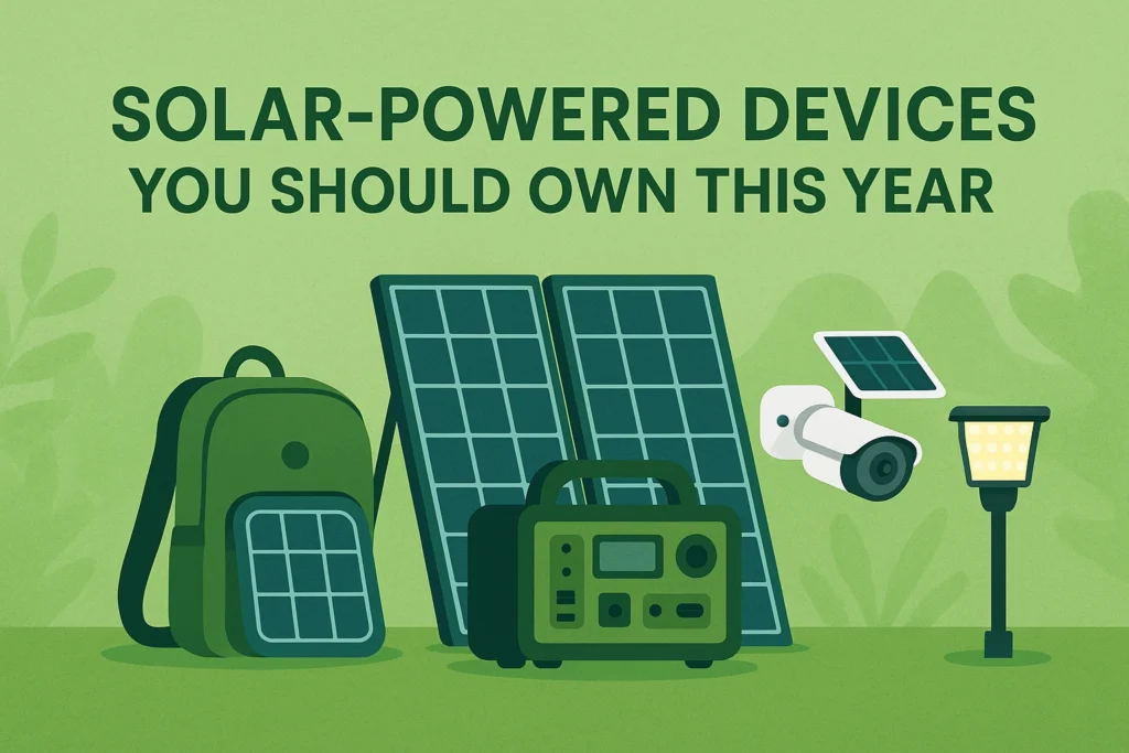 Solar-Powered Devices You Should Own This Year