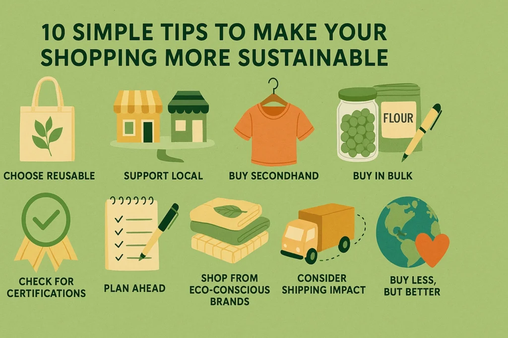 10 Simple Tips to Make Your Shopping More Sustainable