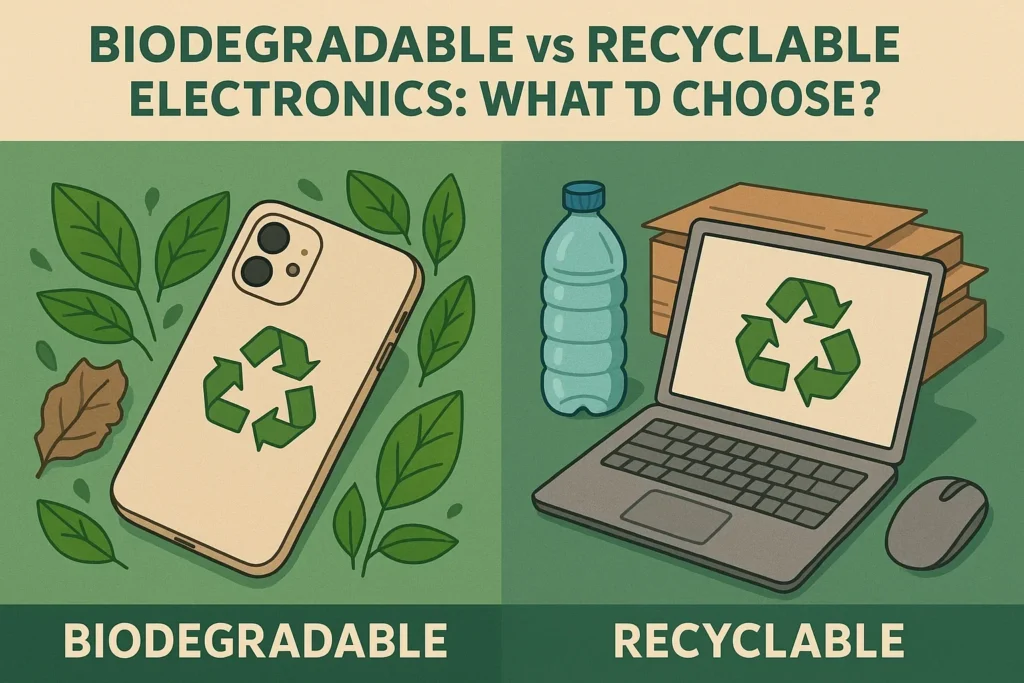 Biodegradable vs Recyclable Electronics: What to Choose?