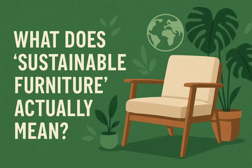 What Does “Sustainable Furniture” Actually Mean?