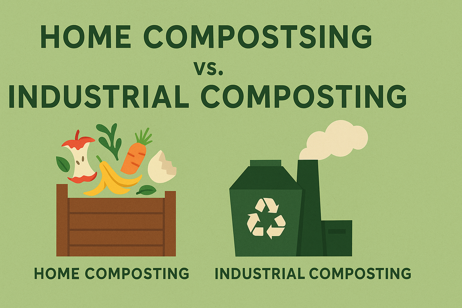 Home Composting vs Industrial Composting