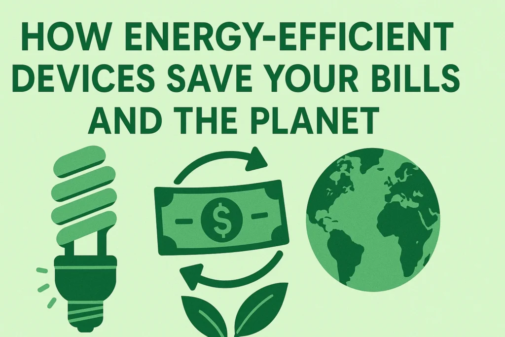 How Energy Efficient Devices Save Your Bills and the Planet