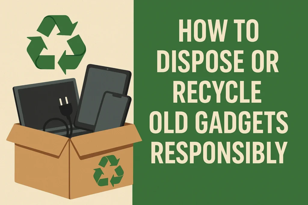 How to Dispose or Recycle Old Gadgets Responsibly