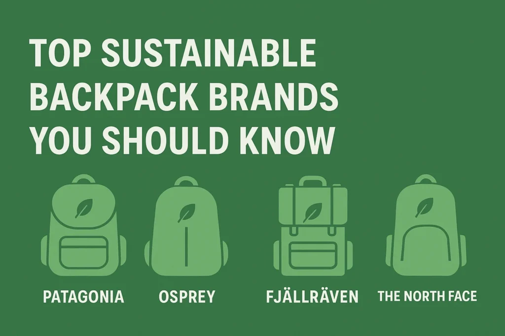 Top Sustainable Backpack Brands You Should Know
