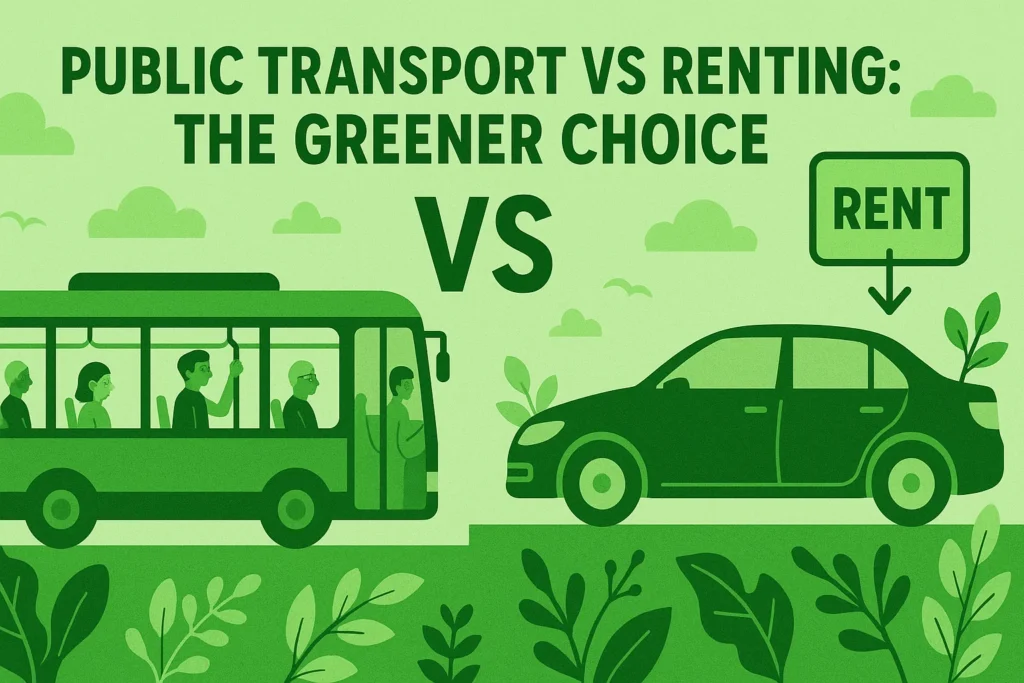public transport vs rental car