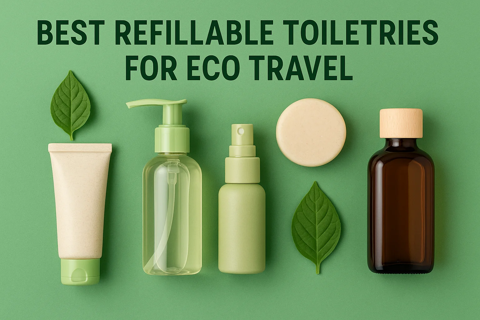 refillable travel toiletries