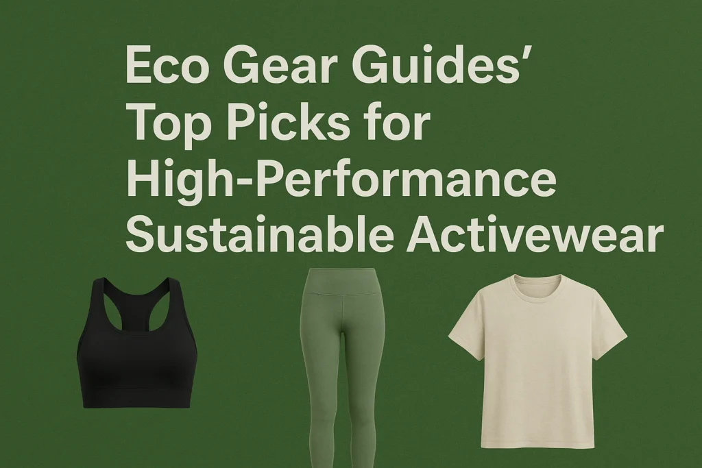 Eco Gear Guides’ Top Picks for High-Performance Sustainable Activewear