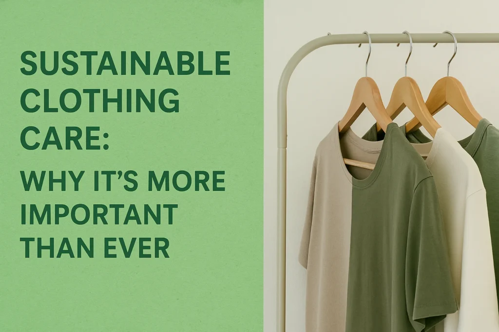 Sustainable Clothing Care: Why It’s More Important Than Ever