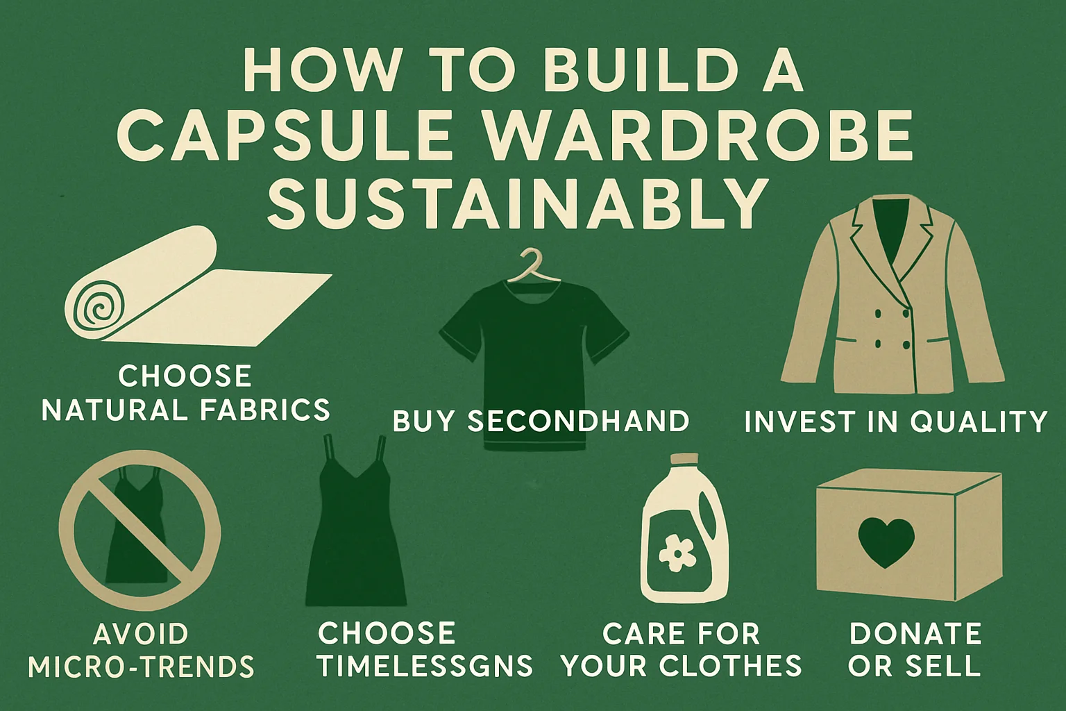 sustainable capsule wardrobe